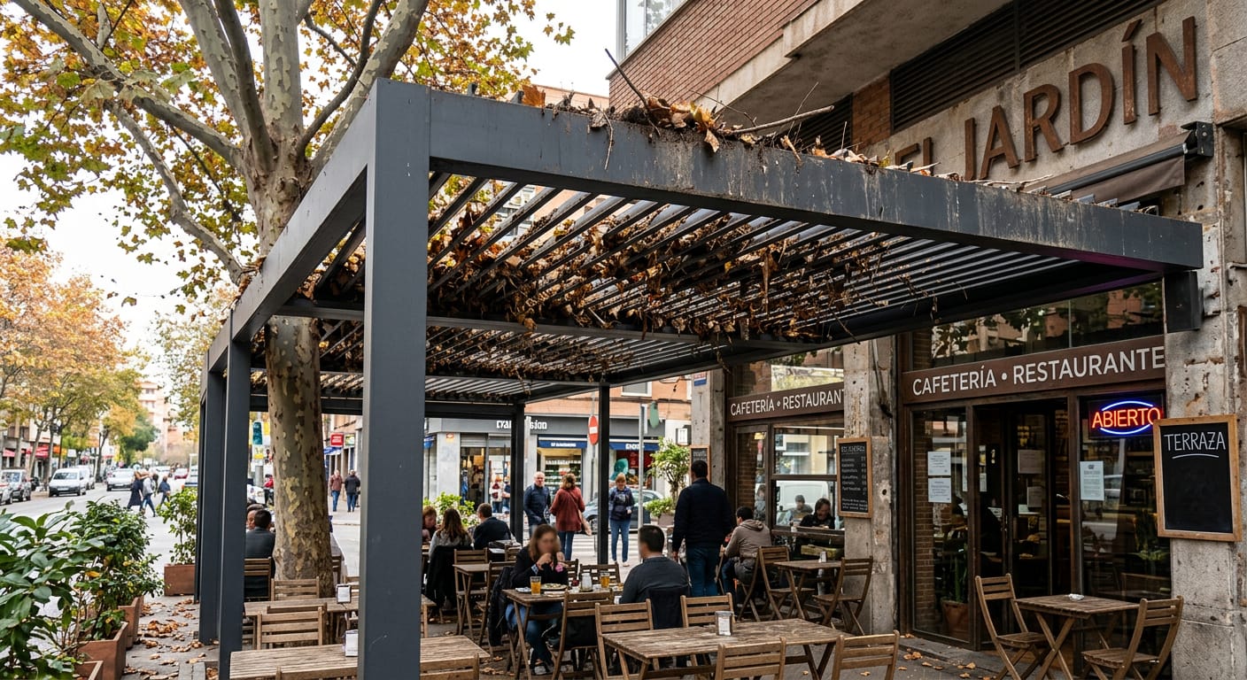 Pérgola después
